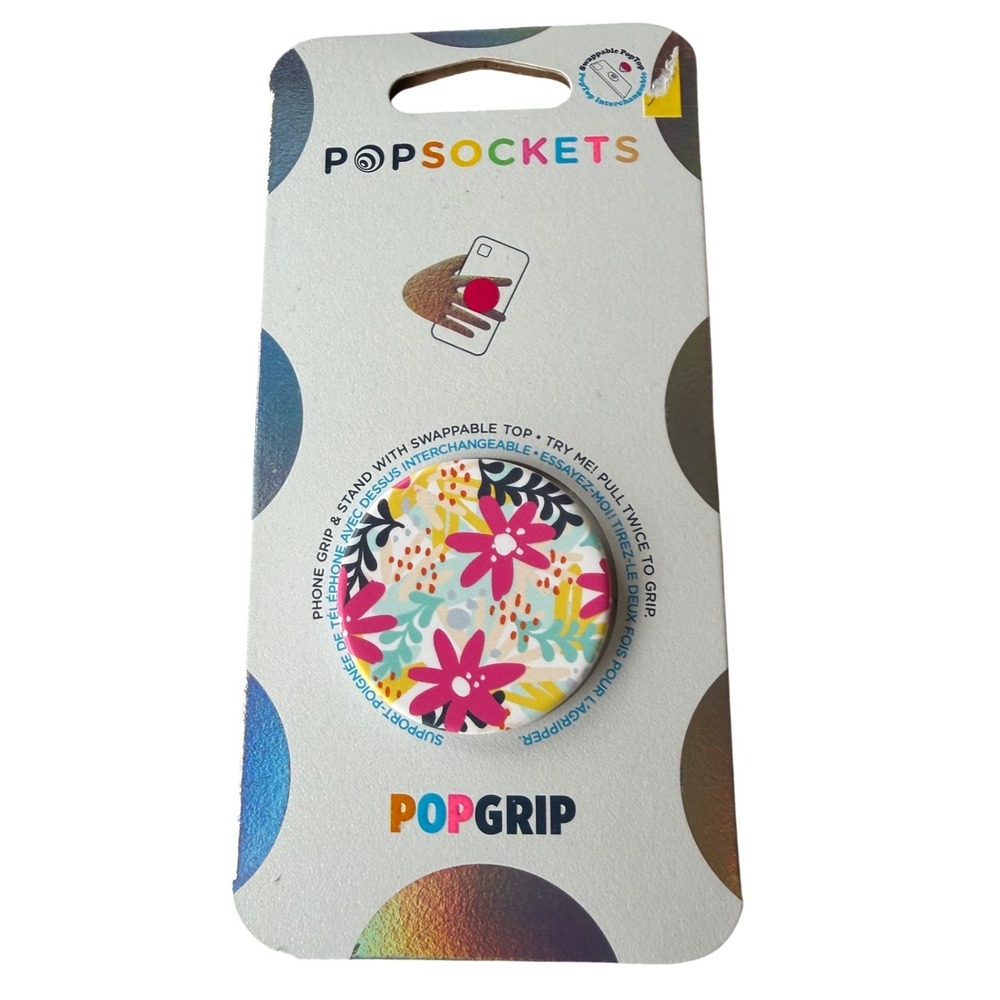 PopSockets PopGrip Swappable Top Phone Grip Stand Mod Bloom Floral 802644 NEW